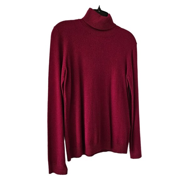 Petite Sophisticate Long Sleeve Turtleneck Top | NWT | SP | Raspberry Pink - Picture 2 of 16